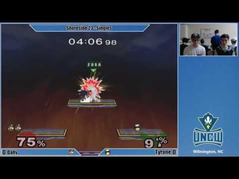 Shoreside 23 | Singles (W) | Dahv (Dr. Mario) Vs. Tyrone (Captain Falcon)