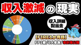 【FIRE1か月目の家計簿公開】FIRE生活1か月目の収支、厳しい現実が…。家計簿見直してみると○○の費用が多すぎで焦る/リアルな収入と生活費公開