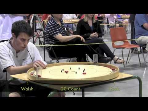 Crokinole 2014 World Championship Singles - Top 4 Cook v Walsh