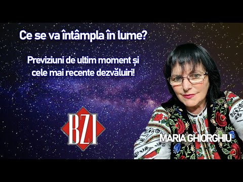 What will happen in the world? Maria Ghiorghiu makes last-minute predictions on BZI LIVE