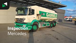 Mercedes-Benz Axor 2633 6X2 20.600 liter Stokota Fuel tanker 4 compartments Li fuel truck for sale - Image 4 | Autoline AZ Mercedes-Benz Axor 2633 6X2 20.600 liter Stokota Fuel tanker 4 compartments Li fuel truck | Image 4 - Autoline