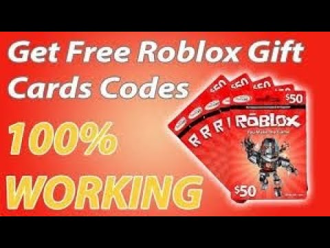 Free Robux Gift Card Code 2021