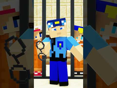 Yakışıklı Kerem Komiser Kelepçe Dansı Yapıyor! - Minecraft #shorts