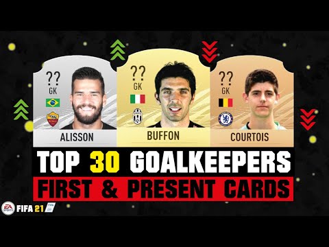 TOP 30 GOALKEEPERS FIRST AND PRESENT FUT CARDS! 😱🔥 FIFA 10 - FIFA 21