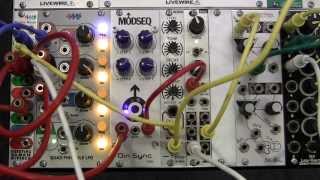 Video thumbnail for Modular Wild Presents SOUNDS-4MS QPLFO-Tempo Syncing with 4MS Quad Pingable LFO by Modular Wild