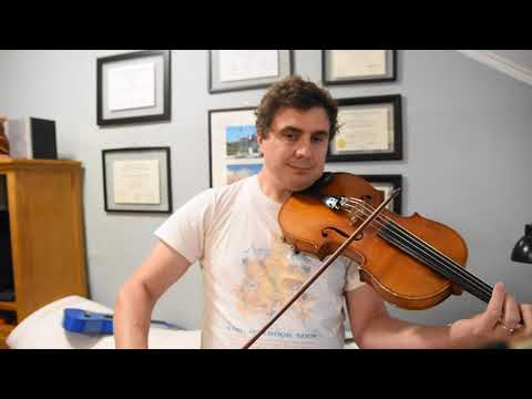 Pachelbel - Canon in D, transposed to G - solo viola