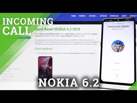 Incoming Call NOKIA 6.2 2019 - Dialer Presentation & Default Ringtone