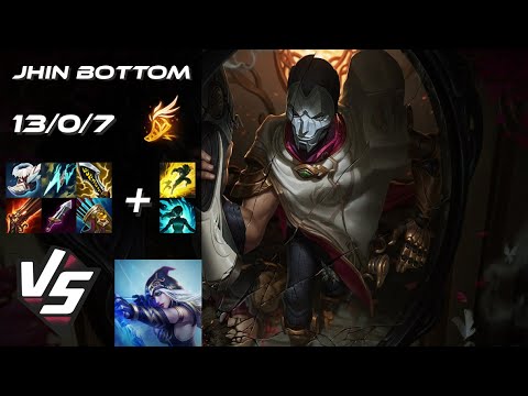 BOTTOM Jhin vs Ashe - EU Challenger Patch 14.22