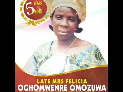 OLETIN INTERNATIONAL TRIBUTE TO LATE MRS FELICIA OGHOMWENRIERE