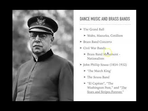 Popular Music 19th and Early 20th Centuries