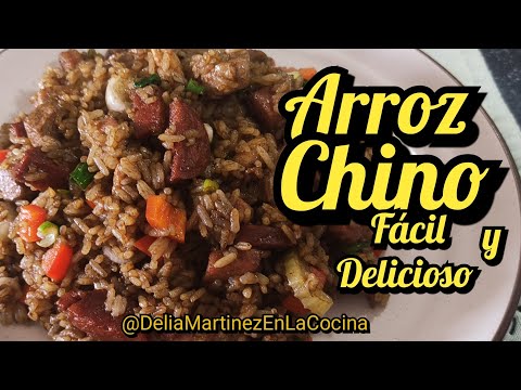 Cómo preparar ARROZ CHINO Venezolano - Arroz Especial con salsa de SOYA - DELICIOSO Y MUY FÁCIL
