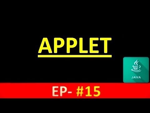 Java Tutorial 15 Applet
