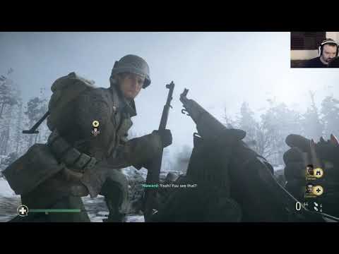 Call of Duty: WW II Campaign playthrough pt25 - One Heck of a Christmas