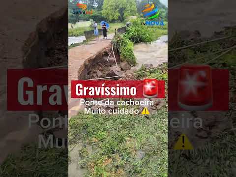 Ponte da cachoeira em itagibá #urgente