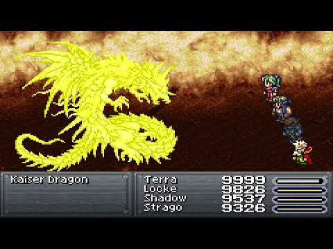 Final Fantasy VI Advance - Kaiser Dragon Superboss Fight
