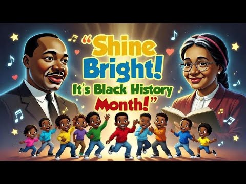 Shine Bright! 🌟 Black History Month Song for Kids | Fun Hip Hop Learning Song