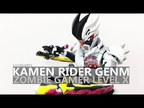 S.H.Figuarts Kamen Rider Genm Zombie Gamer Level X (Unbox&Review)