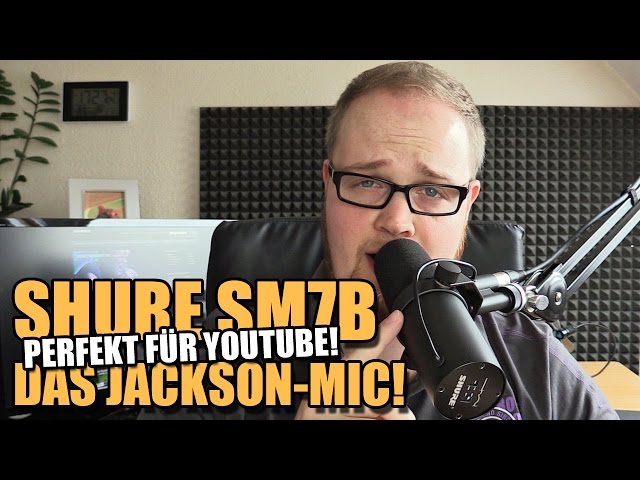 DAS JACKSON-MIC! - Shure SM7B - Für YouTube, Studio & Co! [Review]