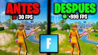 The BEST OPTIMIZATION for FORTNITE C7S1 ✅ INCREASE your FPS