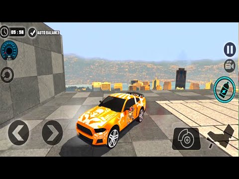 Impossible Stunt Car - Tracks 3D Blue Car Driving Stunts - Android GamePlay #3