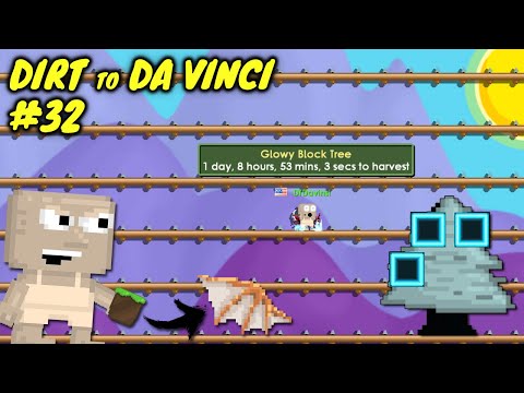 THE FINAL STEP OF MASSING GLOWY BLOCK!! | Dirt to Da Vinci Wings #32 | Growtopia