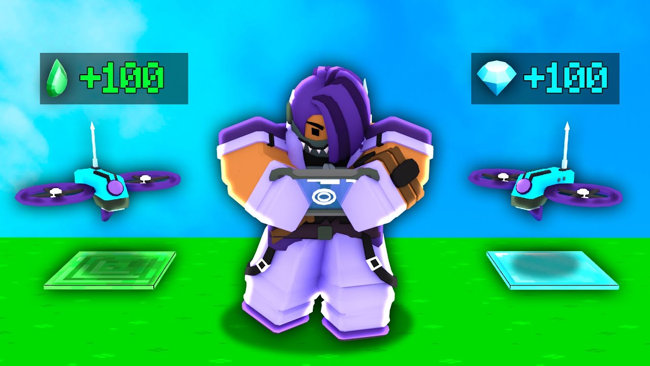 So they added DRONES in Roblox Bedwars..