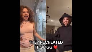 OMG BACK WHEN NOAH WAS CAMERA SHY 🙈 #kalogerasisters #elianakalogeras #edit #noahrisling #kalogeras