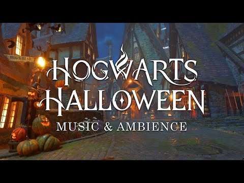 Hogwarts Legacy - Autumn Halloween at Hogsmeade - Calming Harry Potter Music & Cozy Fall Ambience