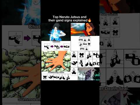 Naruto Jutsu Guide: Learn the Hand Seals🔥😱 #naruto #narutoshippuden #anime #animeedit #shorts