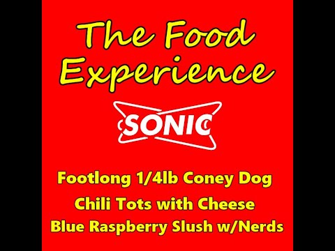 Sonic Drive-In - Footlong Coney Chili Cheese Dog -...