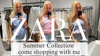 ZARA SUMMER COLLECTION COME SHOPPING WITH ME TO ZARA