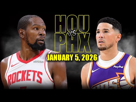 Houston Rockets vs Phoenix Suns Full Game Highlights – January 5, 2026 | NBA Season