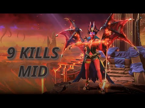 Queen of Pain vs Necrophos: An Epic Clash of Destruction