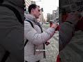 Man being astonish about my 19,000 free hugs given!