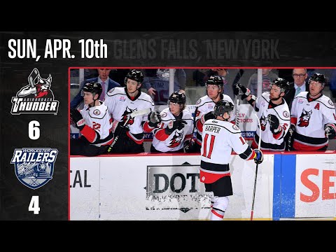 4/10/22 Adirondack Thunder 6 - Worcester Railers 4