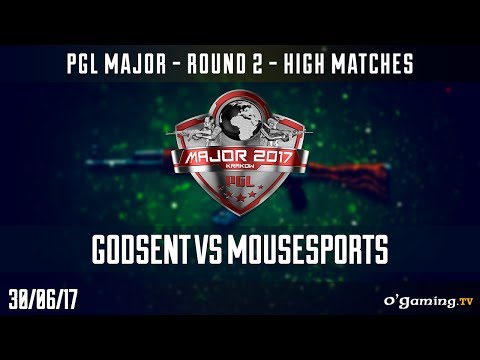 Godsent vs Mousesports - PGL Major Krakow Qualifier 2017 - Round 2 High Matches - CS GO