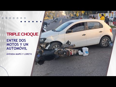 🚨 #Corrientes  | Choque en Maipú y Loreto