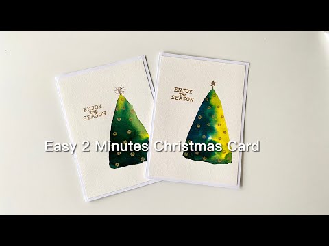 Easy 2 Minutes Christmas Card