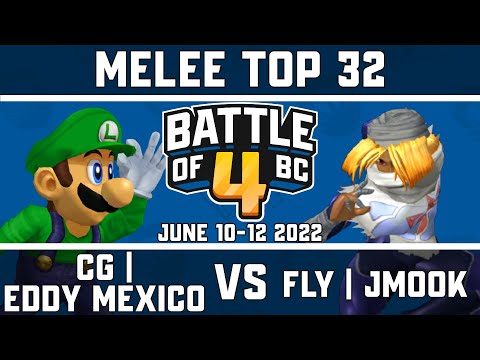 CG | Eddy Mexico vs FLY | Jmook - Melee Singles Top 32 - Battle of BC 4