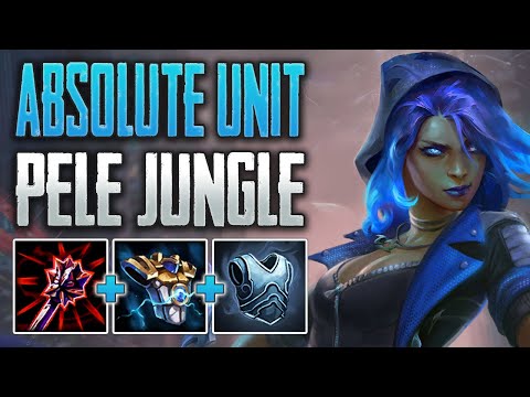 WHEN THE ASSASSIN TAKES NO DAMAGE! Pele Jungle Gameplay (SMITE Ranked Conquest)