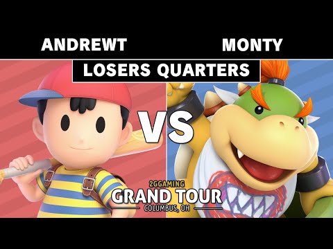 2GG Grand Tour Ohio - AndrewT (Ness) VS Monty (Bowser Jr.) - Smash Ultimate - Losers Quarters