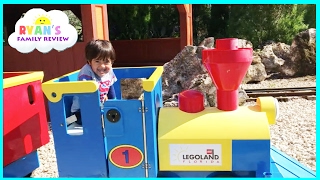 Legoland Amusement Park for Kids Car and train rides! Family fun children play area