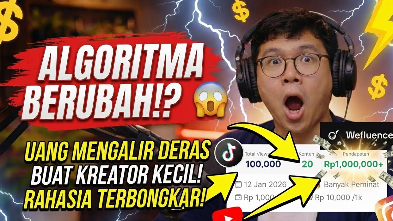 STOP KEJAR JAM TAYANG! Cara Baru Kreator Kecil & Clipper Gajian dari Konten di 2026