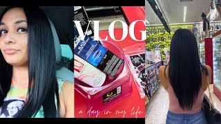 DYING MY HAIR BLACK !! LOREAL HICOLOR/VLOG