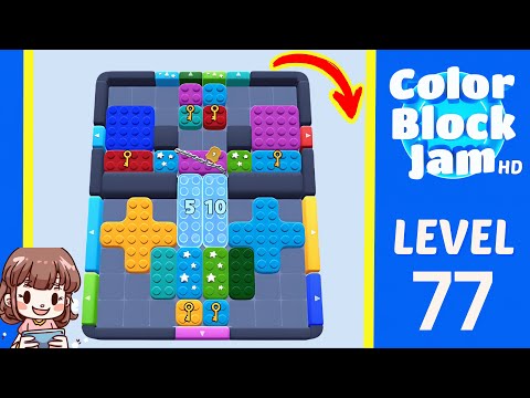 Color Block Jam Level 77 Solution Walkthrough