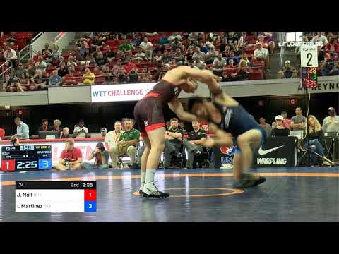 74 Kg Rr Rnd 2 Jason Nolf Nittany Lion Wrestling Club Vs Isaiah Martinez Titan Mercury Wrestling C