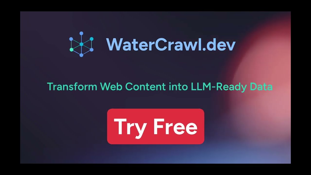 WaterCrawl demo video