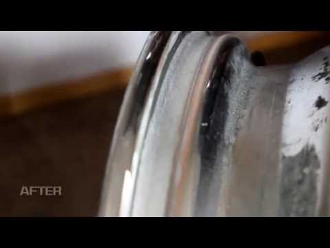 Fixing air leaks on a set of chrome rims on a budget.