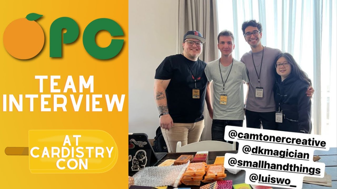 THE OPC TEAM INTERVIEW! | Cardistry Con 2022 |  Cardistrytalk E63