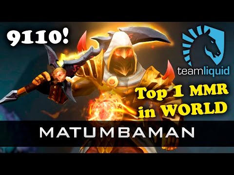 MATUMBAMAN Juggernaut Top 1 World - 9110 MMR Dota 2